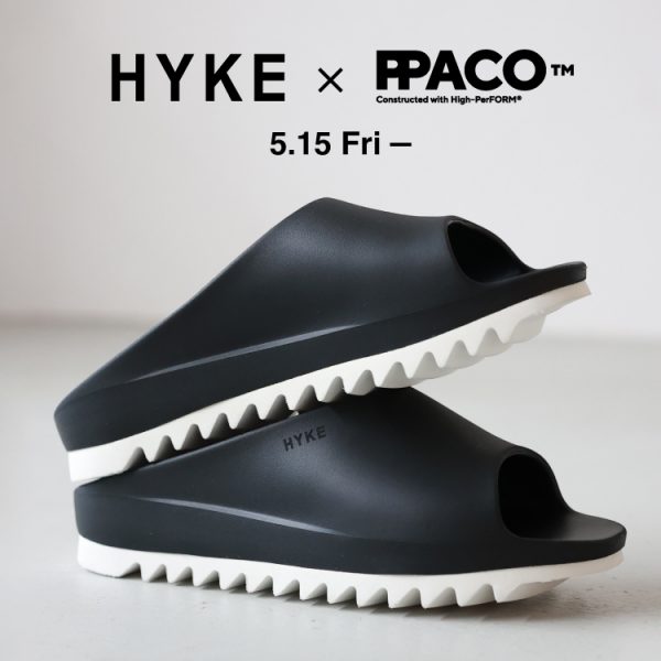 【5/15(金)発売】 PPACO(パコ)×HYKE(ハイク) コラボレーションサンダル 《2026春夏コレクション》