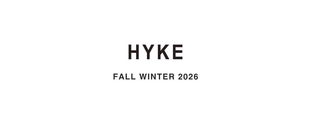 HYKE FALL WINTER 2026