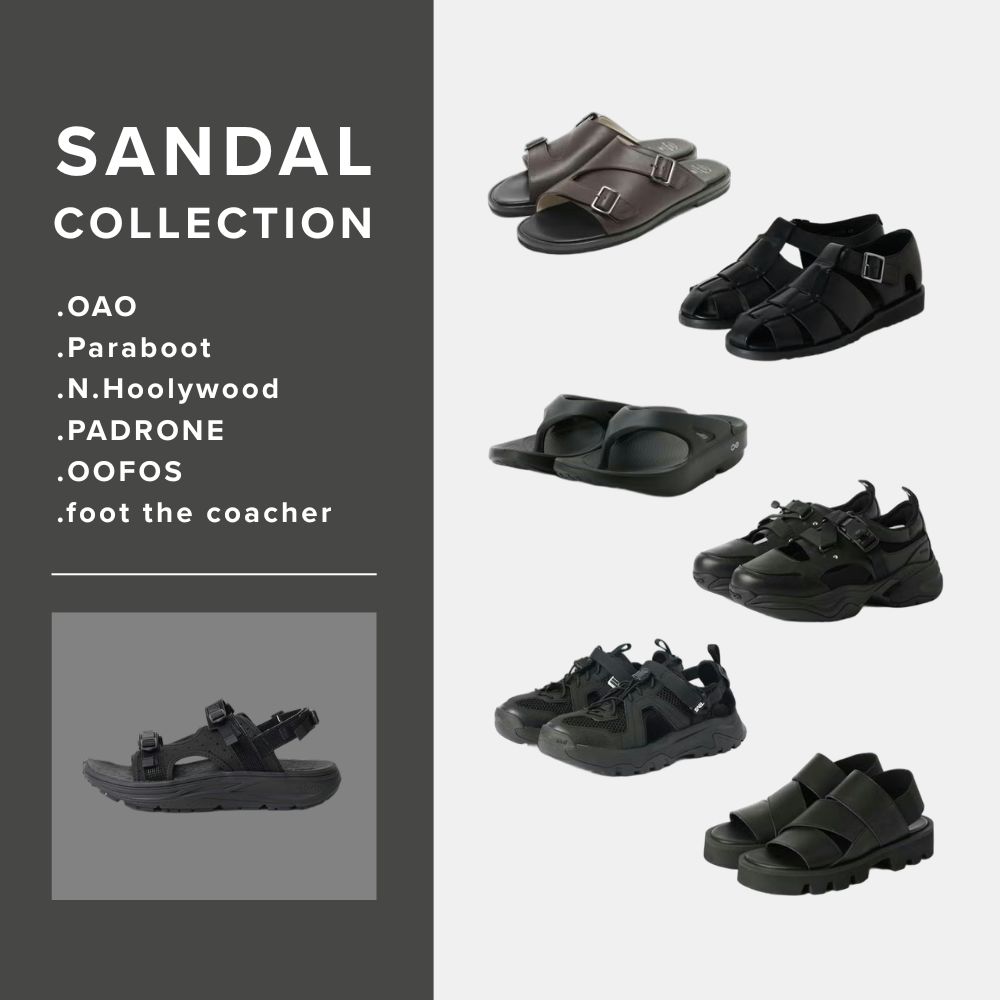 SANDAL COLLECTION  |  欲しいが見つかるラインナップをご紹介