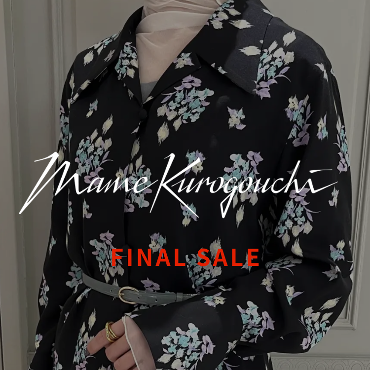 新品未使用 MameKurogouchi 26SS マーブル ワンピースサイズ1 FINAL SALE案内マップ】Mame Kurogouchi 26SS｜カテゴリー&スナップ別