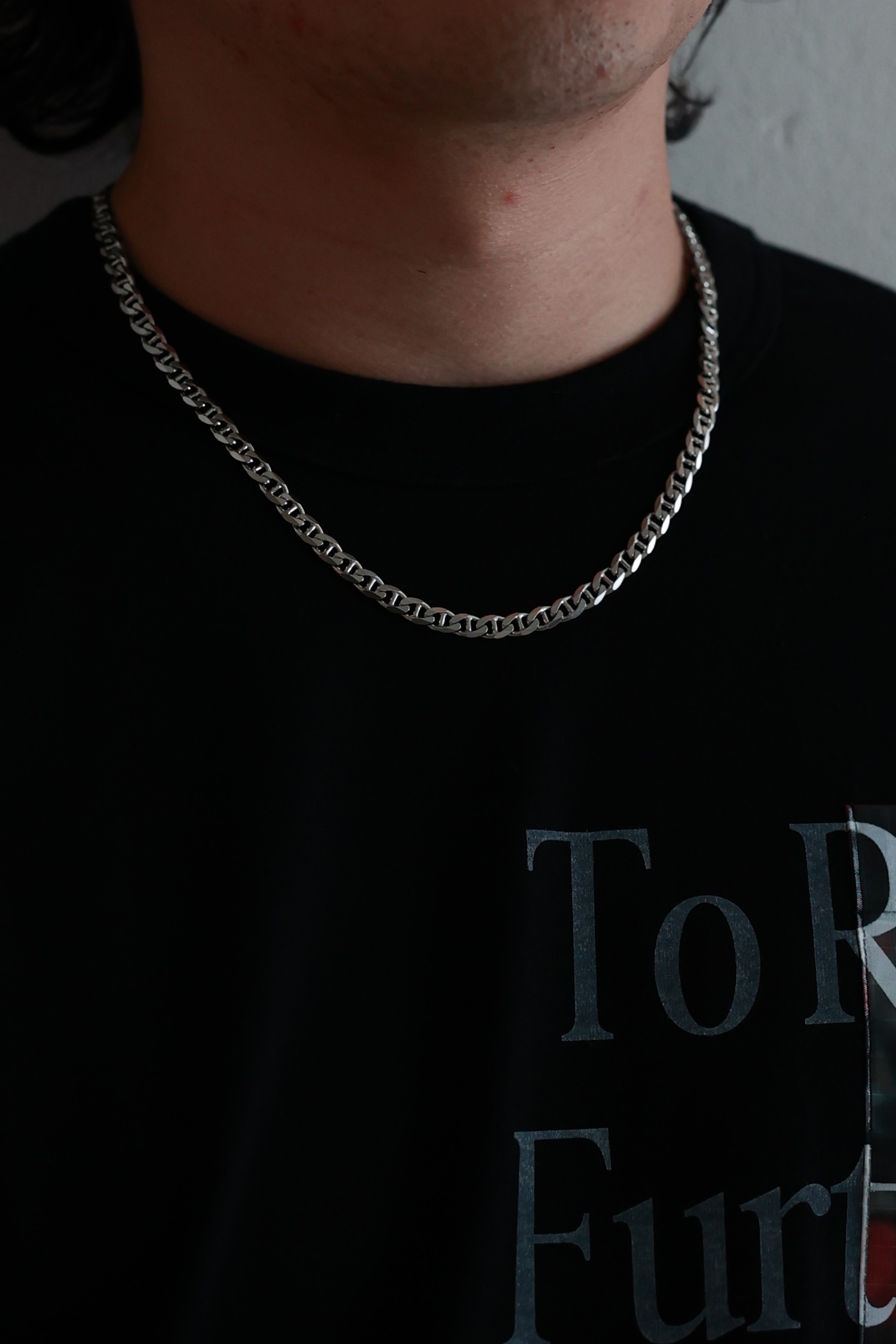 TOM WOOD Jude Chain ネックレス 着用イメージ3