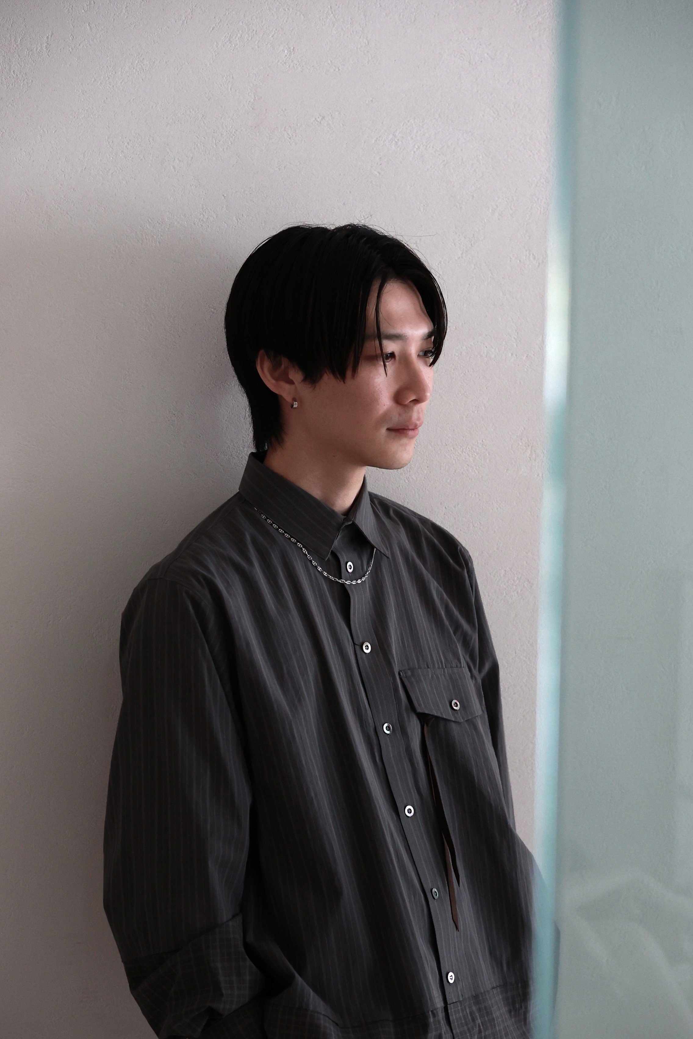 TOM WOOD Rue Chain ネックレス 着用イメージ2