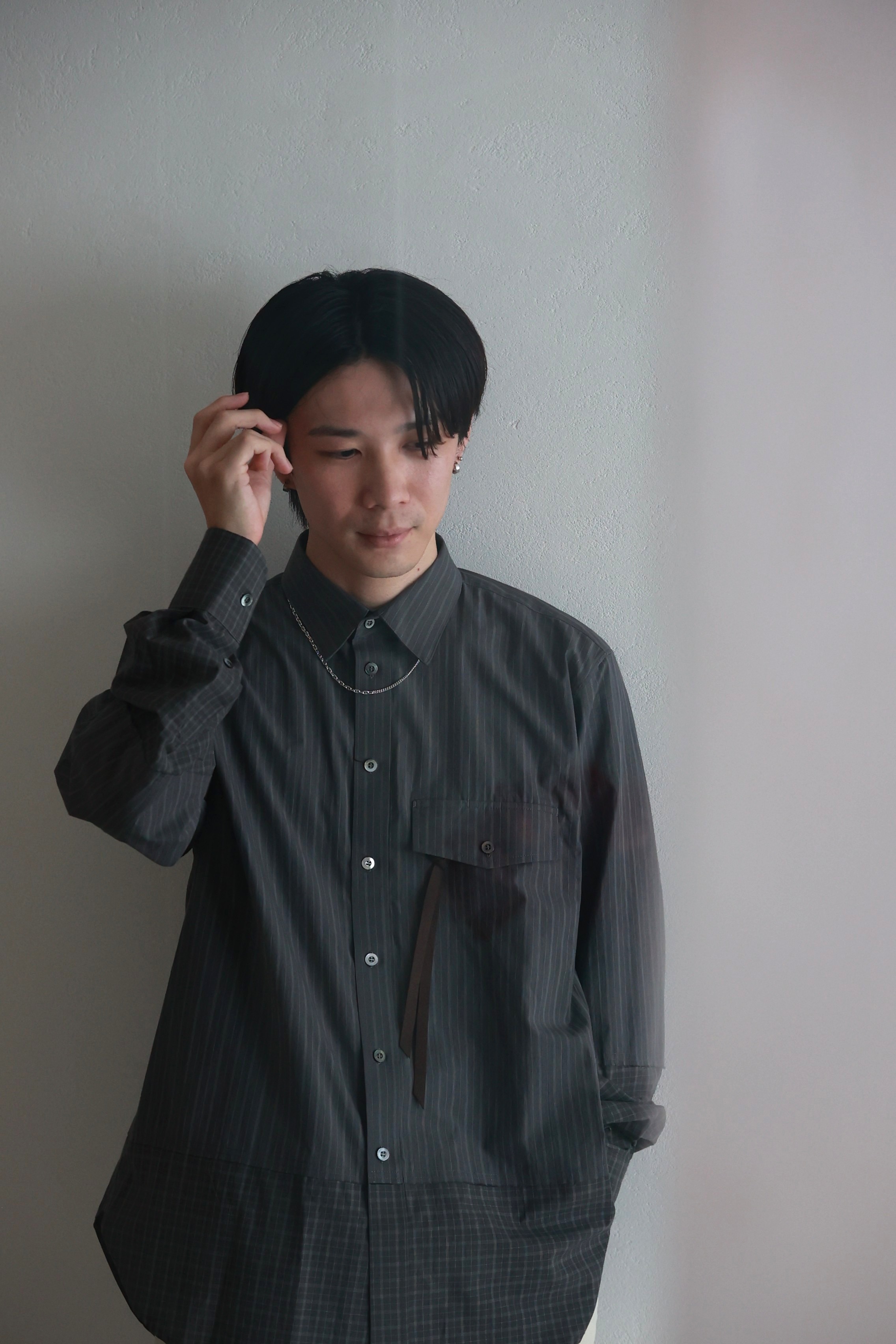TOM WOOD Rue Chain ネックレス 着用イメージ1
