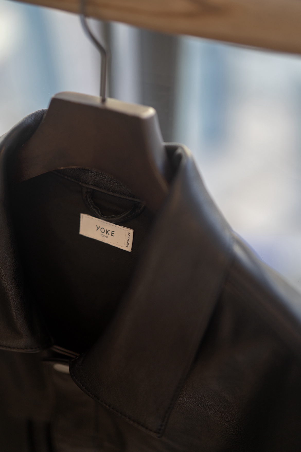 YOKE Leather Trucker Jacket