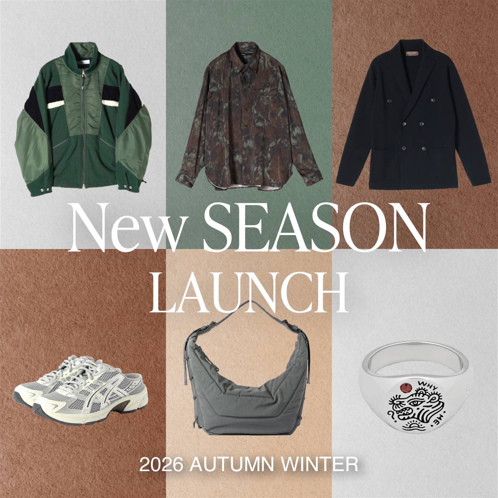 NEW SEASON, NEW MOOD.｜2026 AUTUMN WINTER