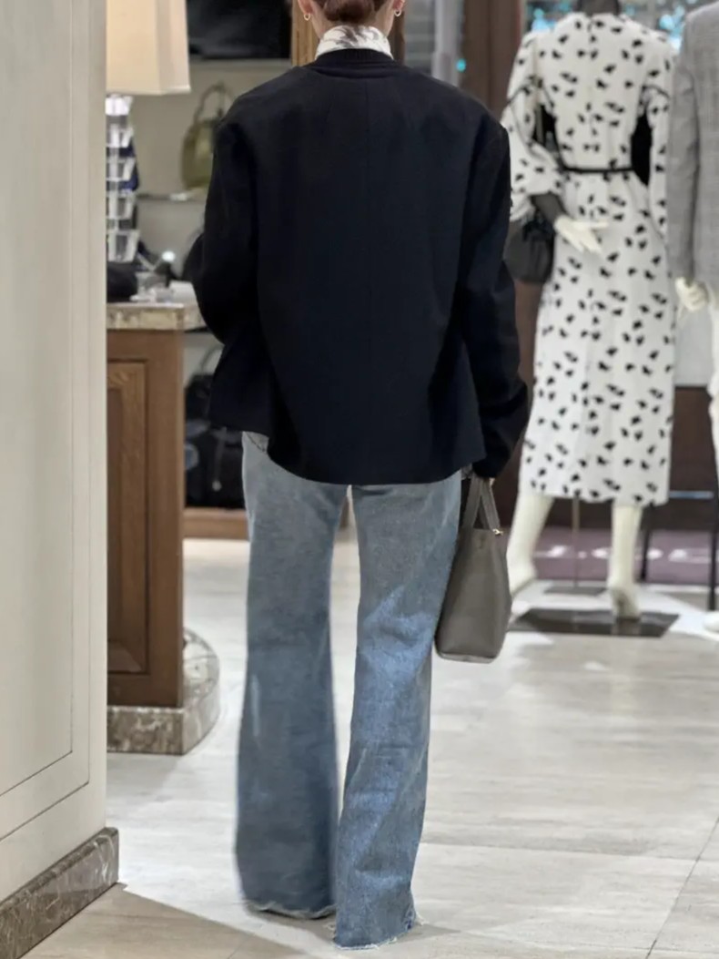 YANUK フレアデニム Maison Margiela タビブーツ 足元