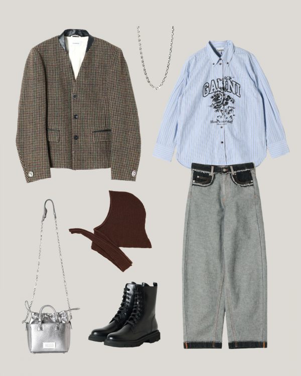 25AW vol.48<br> – TANAKAのチェックジャケットで魅せる、大人のトラッド×カジュアルスタイル –