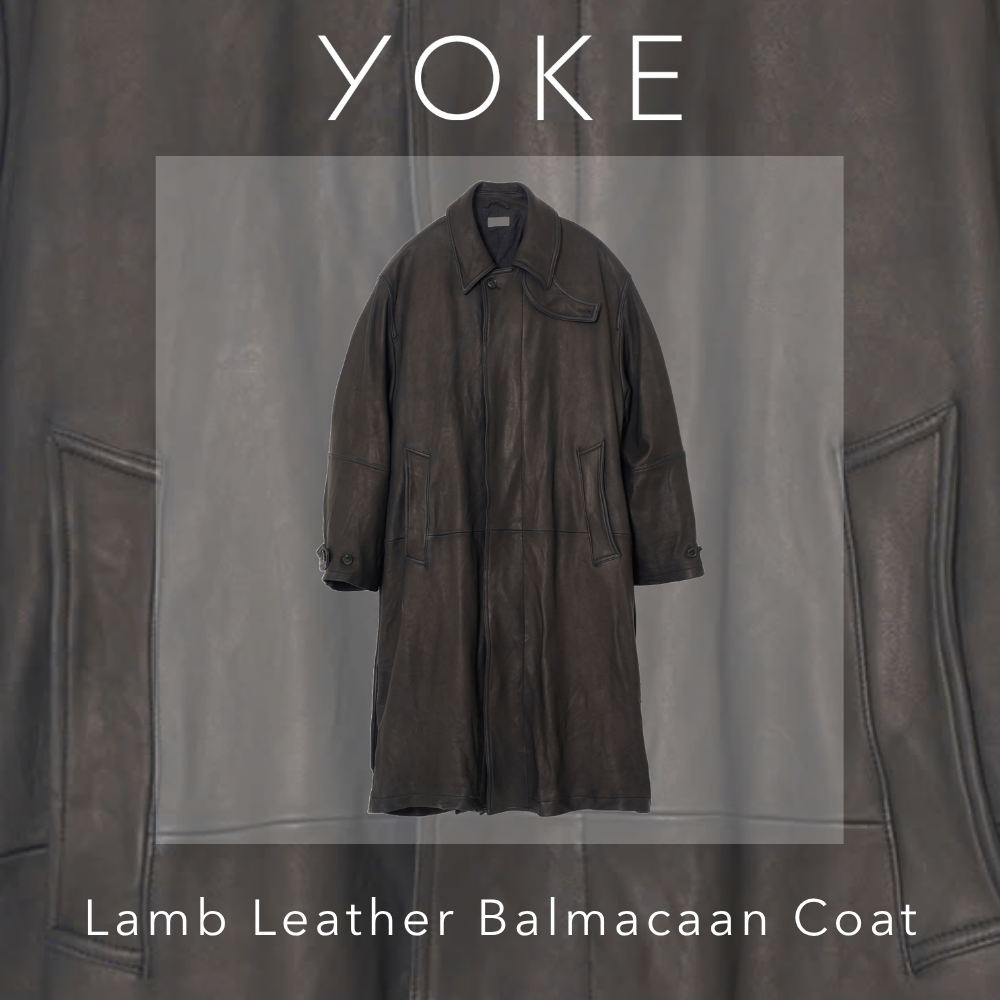 YOKE(ヨーク)のレザーコート紹介ブログのメインビジュアル